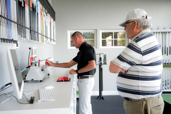 Club fitting for senior golfers using launch monitor data