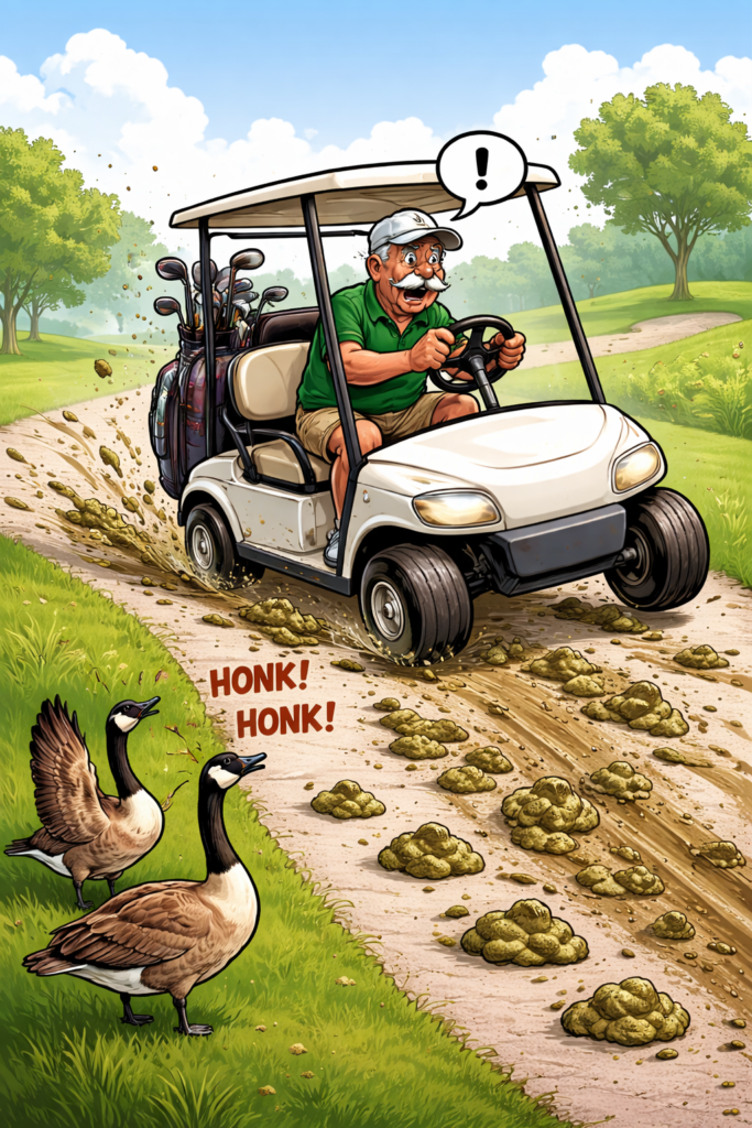 Goose Poop Is Everywhere