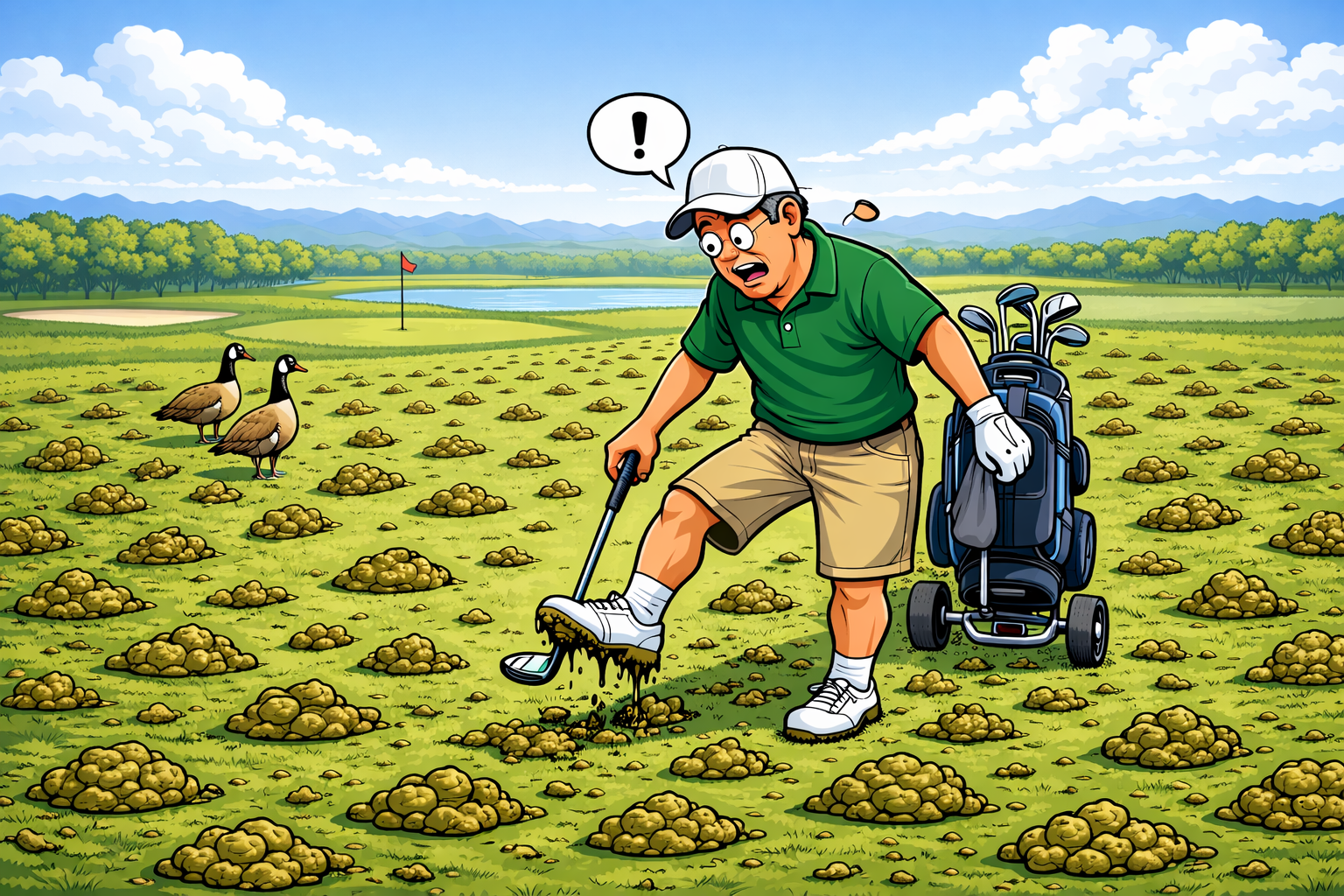 Goose Poop Is Everywhere