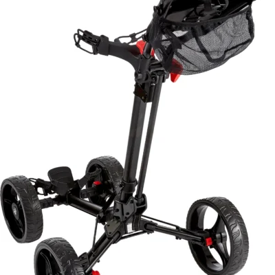 TourTrek One-Click 4-Wheel Push Cart