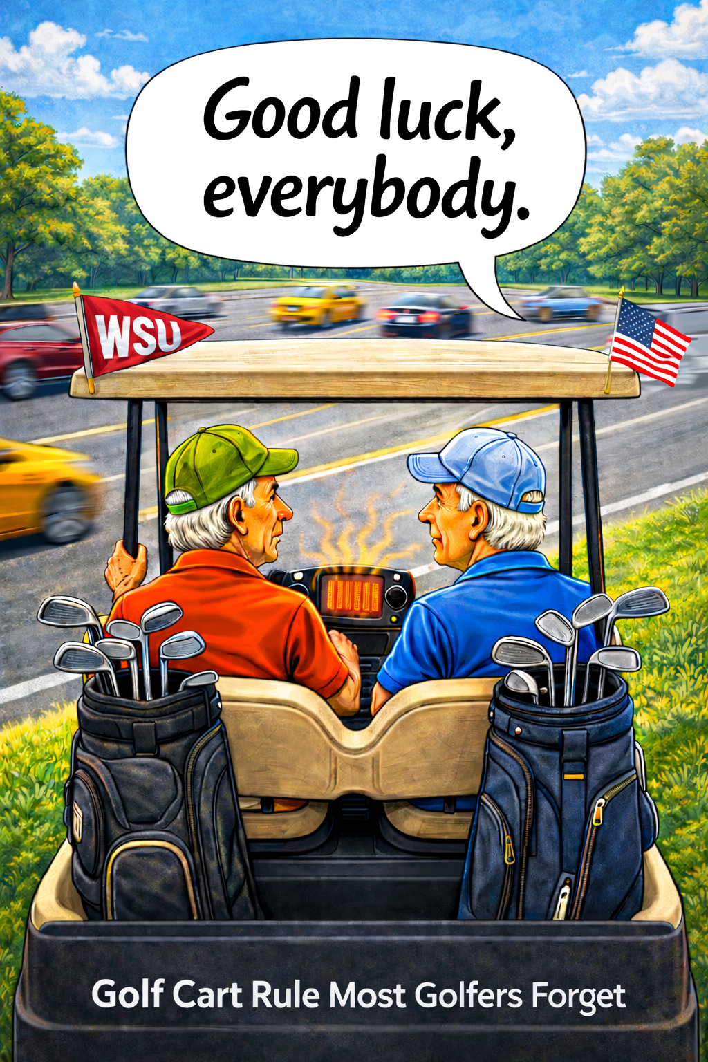 golf cart rule most golfers forget