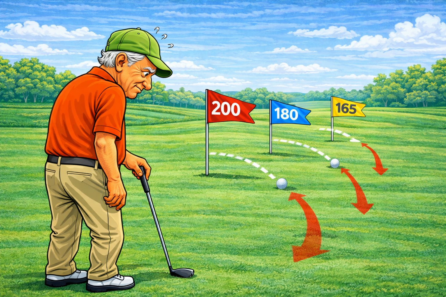 losing distance after 60