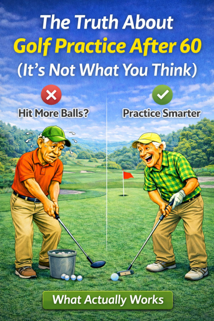 golf practice after 60
