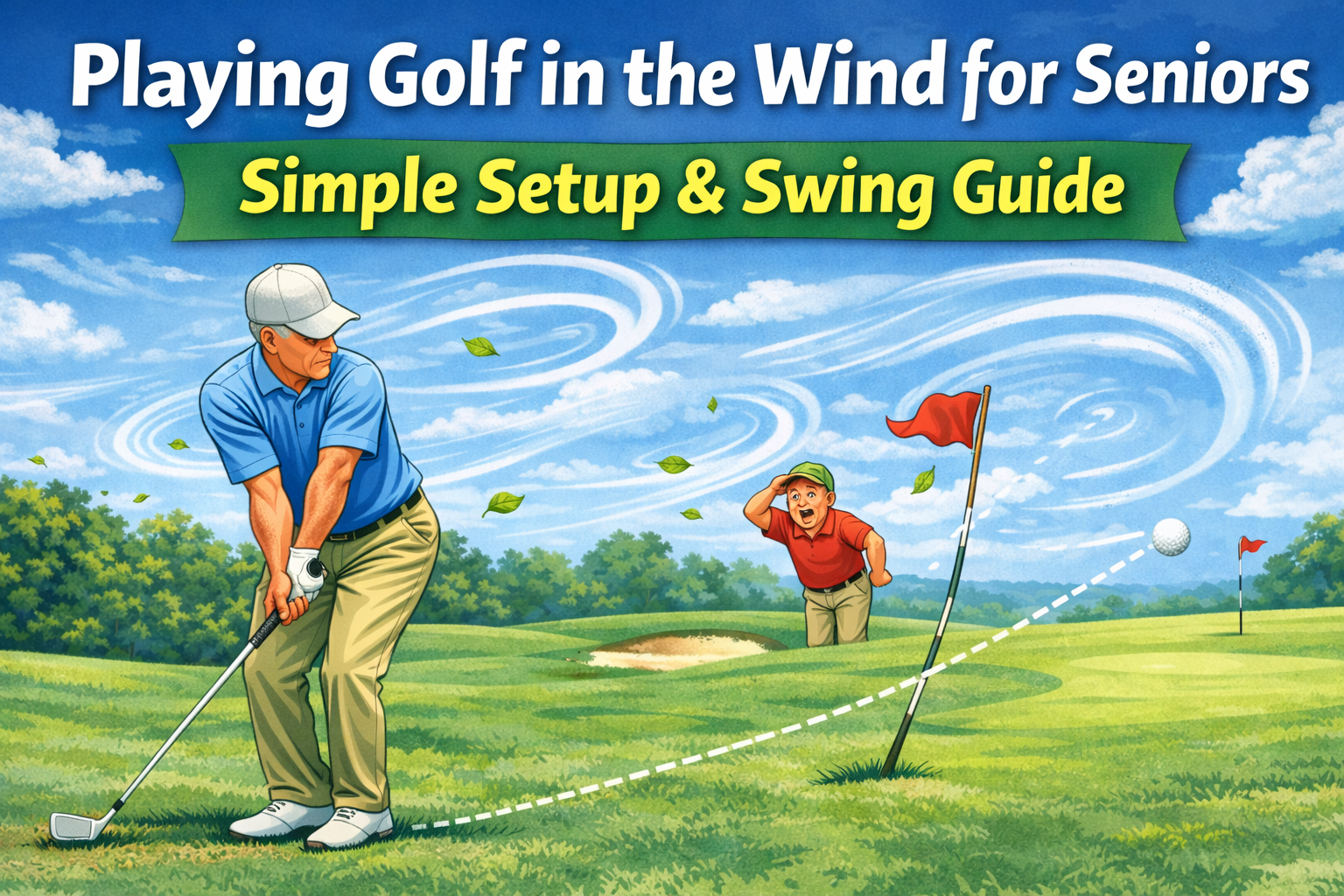 Playing Golf in the Wind for Seniors