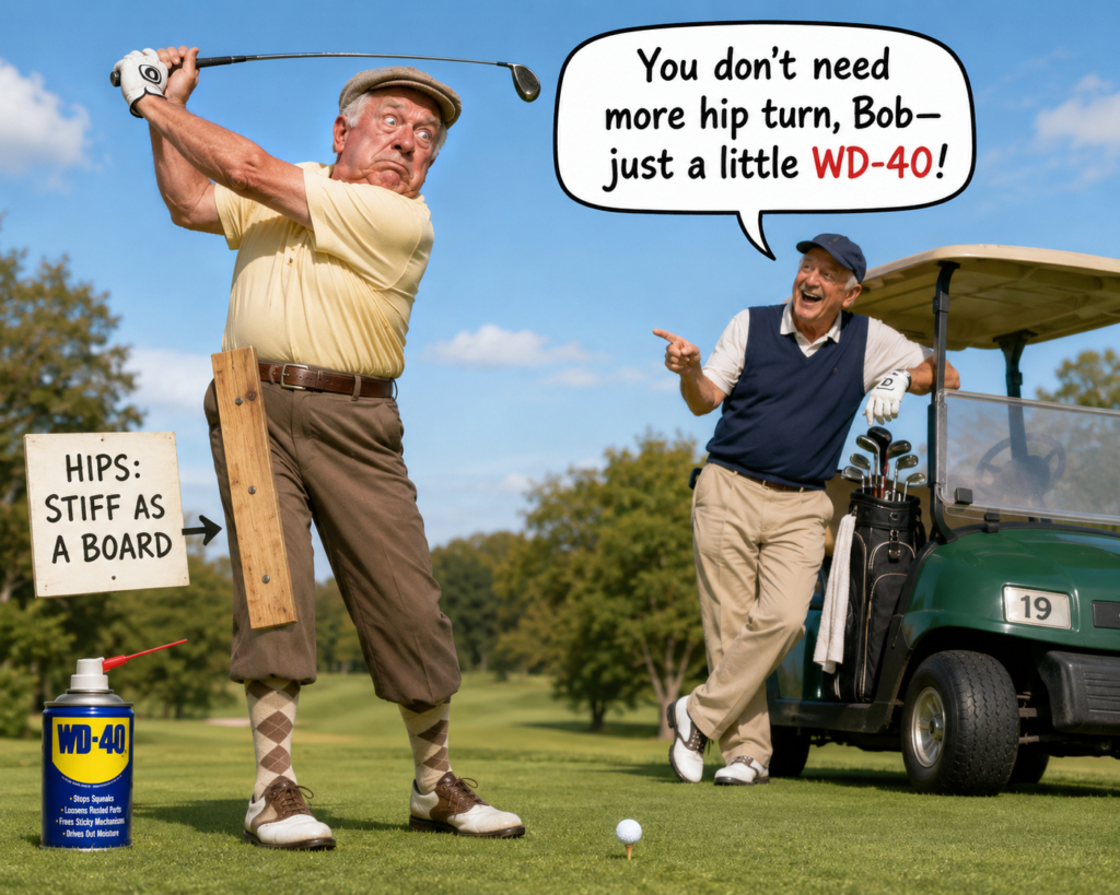 hip turn for senior golfers